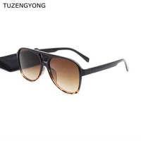 tuzengyong 2021new brand designer women square retro sunglasses men uv400 protection sun glasses plastic frame eyewear