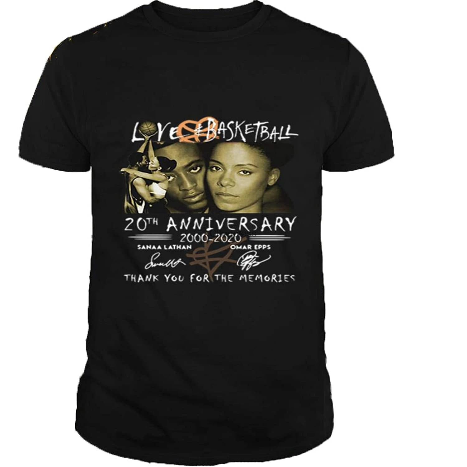 

Coche muebles amor & amp baloncesto 20th aniversario 2000-2020 firma camisa negro