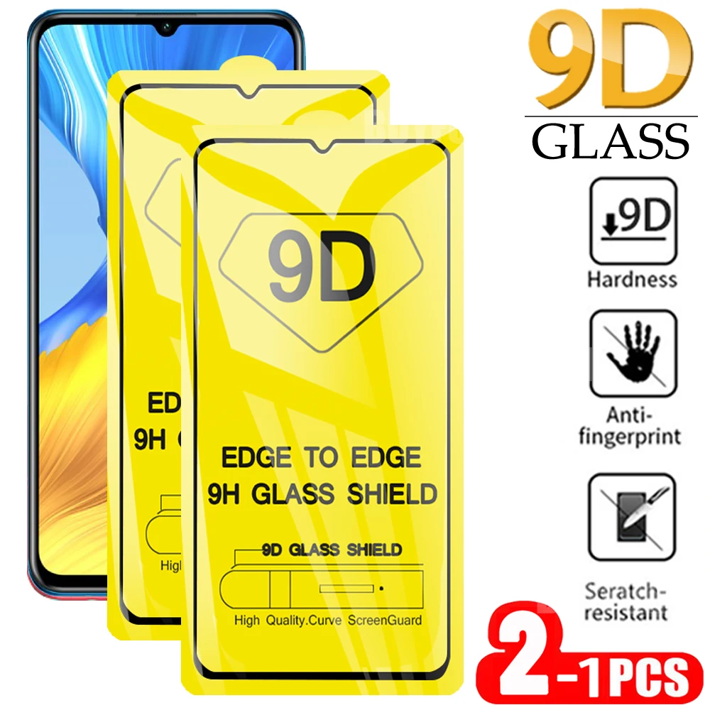 1 2 шт 9D закаленное стекло для Honor 10 lite 9x pro 9X Lite Премиум 9A 9 Защитное экрана Huawei X10