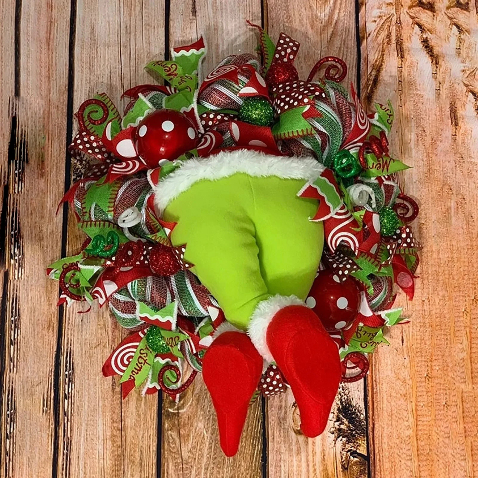 Новый Рождественский венок с омелой Декор рождественские украшения для дома |