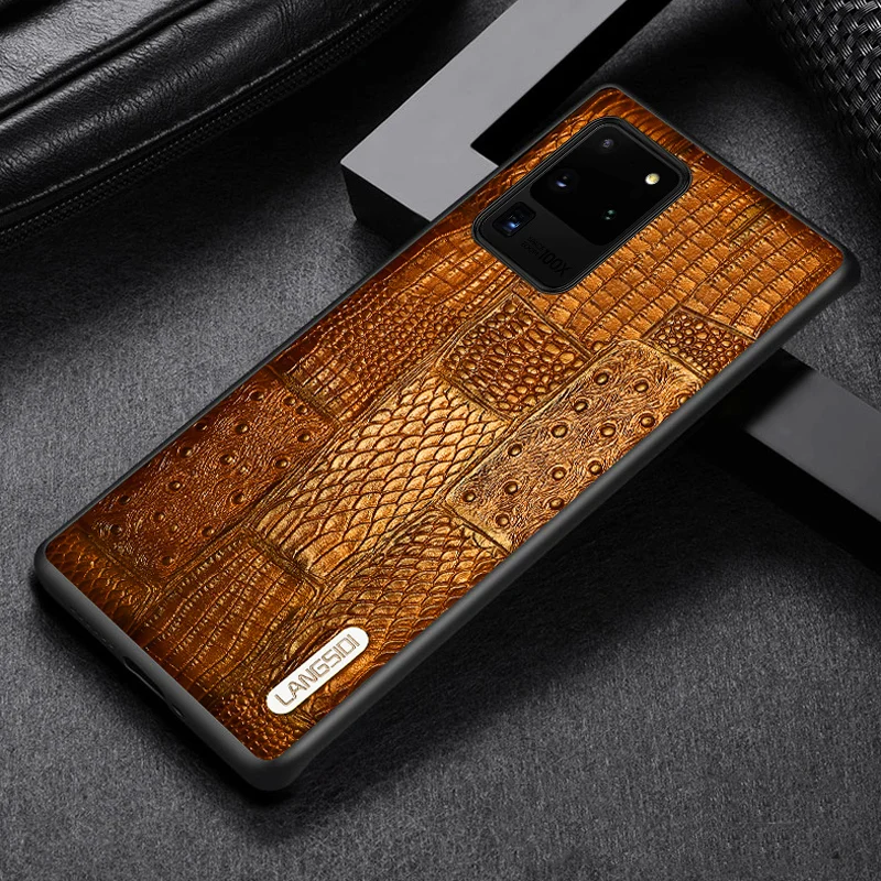 Брендовый чехол LANGSIDI для телефона samsung Galaxy s20 ultra S21 PLUS s10 a51 a71 A52 a72 противоударный
