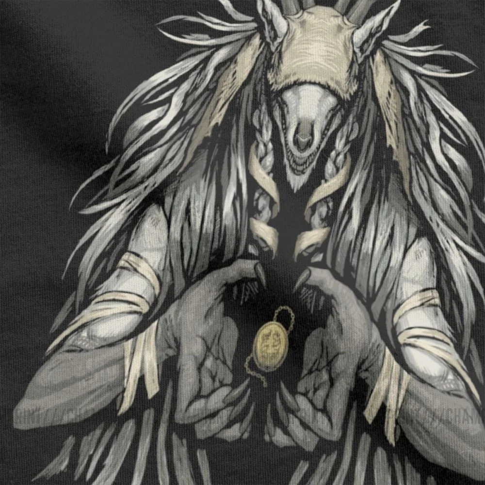 Мужская футболка The Supplicant, хлопок, футболки Vicar Amelia Bloodborne Scary Horror, футболка на Хэллоуин, топы с графическим принтом