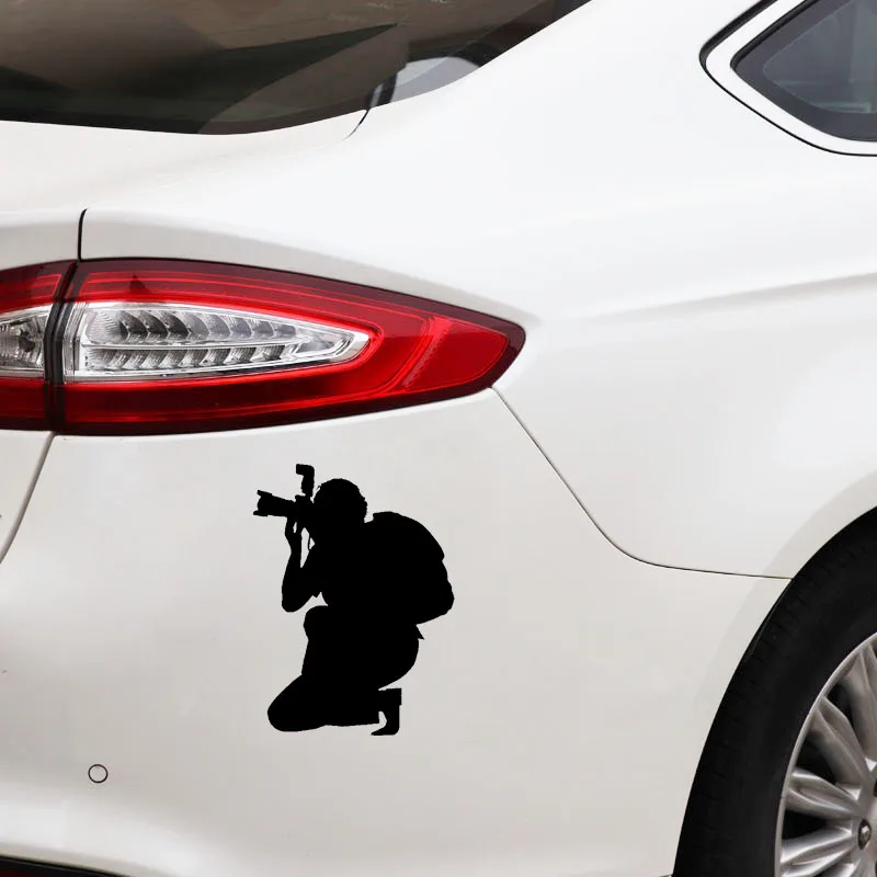 

Car-Sticker Automobiles Motorcycles Window Bumper Laptop Vinyl Decal PVC Decorative Goods 14cmx10cm Funny photographer