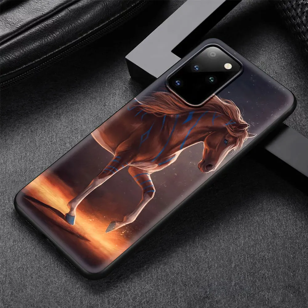 

Horse Animal Soft Phone Case for Samsung S20 FE 5G S20 Plus S20Ultra S10 Lite S9 S8+ S7 Edge S21 Soft Cover Coque Shell Capa Bag