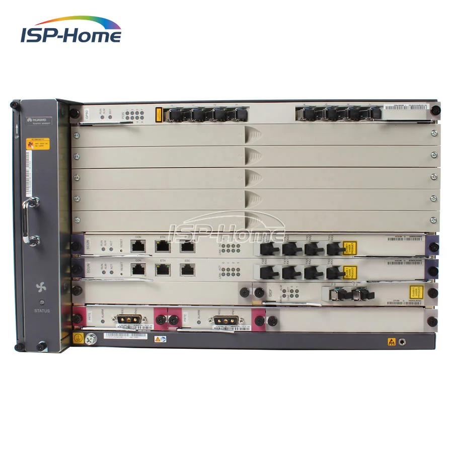 Original Huawei OLT MA5683T with 2*SCUN 2*X2CS 2Ports 10GE Uplink Card 2*PRTE 1*H805GPFD16 GPON Ports Card(C+ SFP) | Мобильные