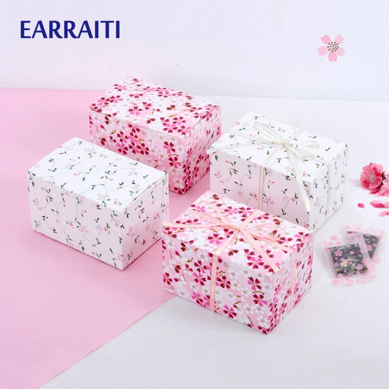 Wedding Gift Handmade Soap Snacks Jar Cookie Box Packaging Birthday Party Ribbon