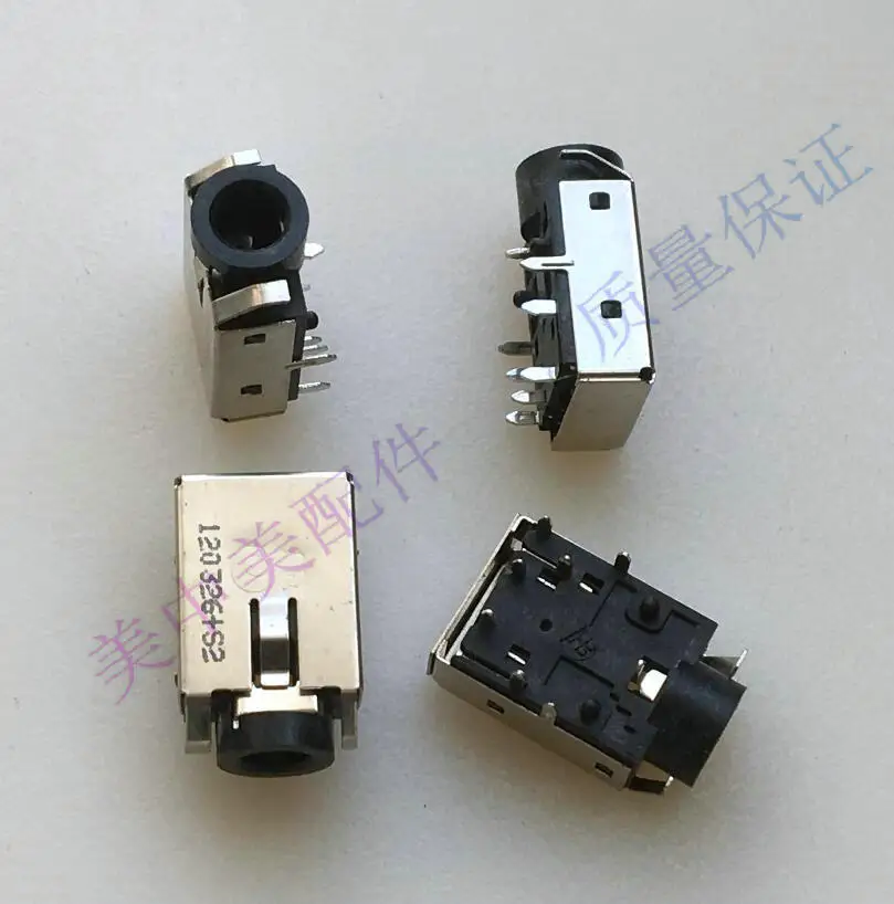 

For new letter sound audio headphonesPlug slot 3.5 mm 8P 90 degrees into 3 section with shrapnel