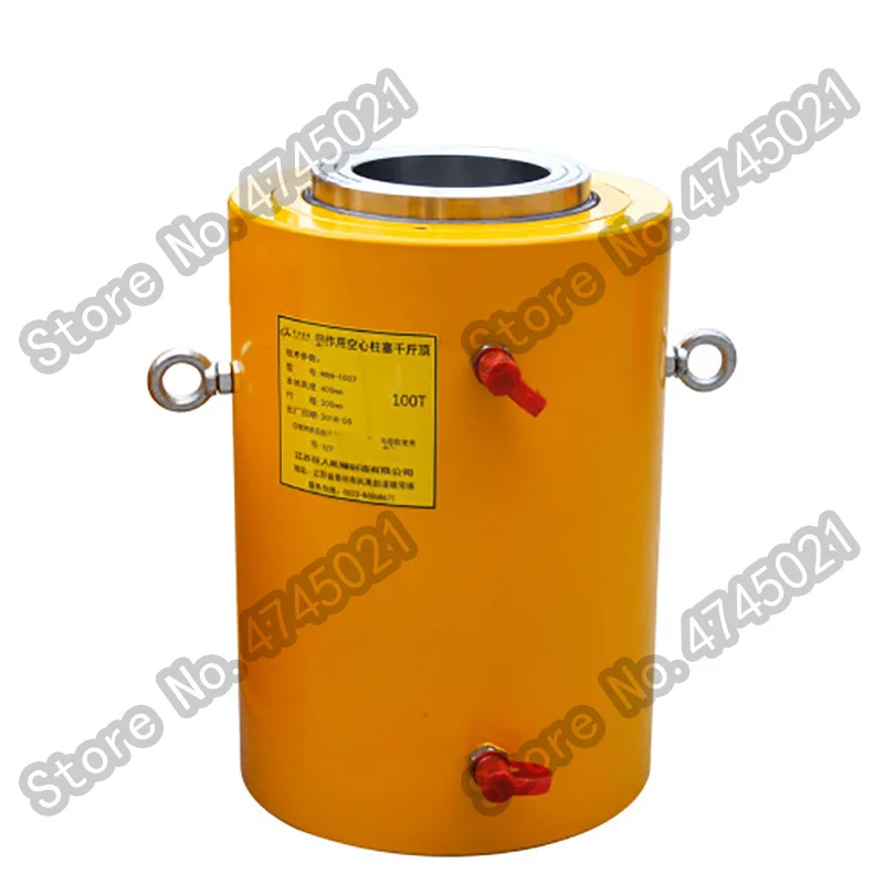 100T 38 мм гидравлический полый плунжерный домкрат Ram цилиндр | Инструменты