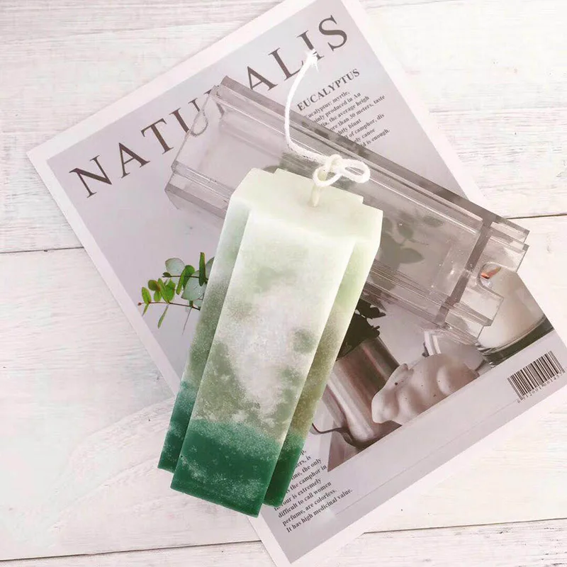 Форма сделай сам для свечей Акриловая Прозрачная форма ароматерапии квадратная