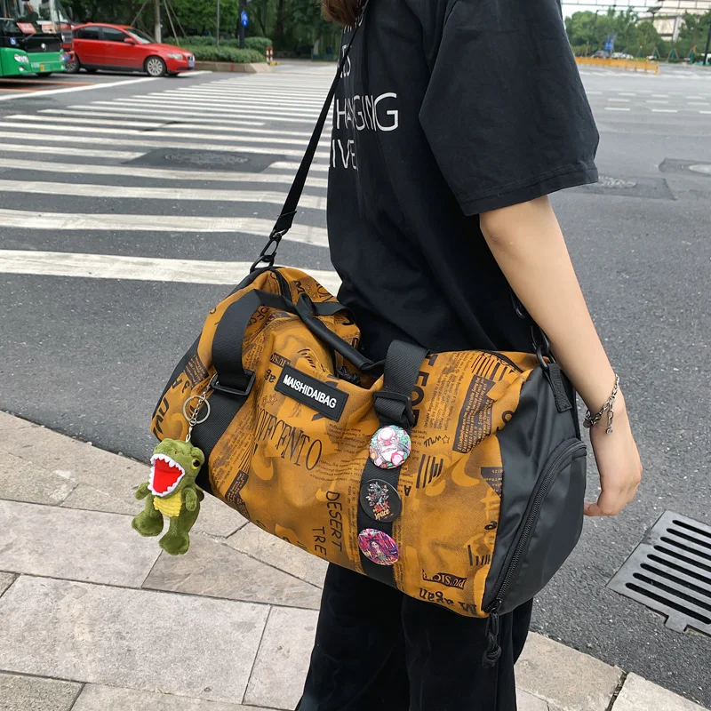 

Original Aizatly Lightweight Travel Bag Couple Handbag Luggage Bag Large Capacity Short-distance Shoulder Bag Fitness Bag