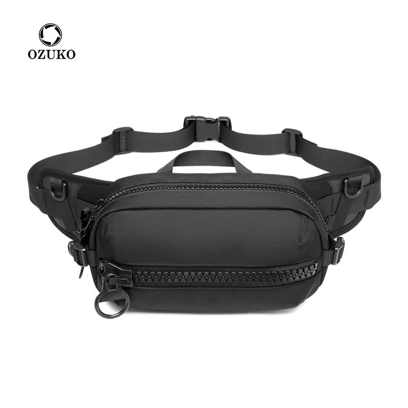 

2021 New Fashion Waist Bag Men's Leisure Senior Oxford Cloth Chest Bag Outdoor Waterproof Single Shoulder Bag Messenger Bag