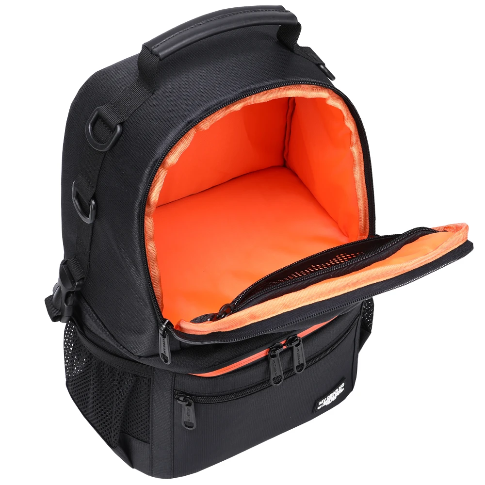 photo waterproof w rain cover shoulders backpack reflector strip men women video tripod carrying outdoor travel case video bag free global shipping