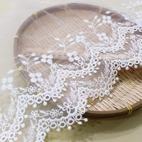 27cm 5yards lolita embroidery lace ribbon laces mesh wedding lace ribbon sewing accessories trimmings guipure craft acessories