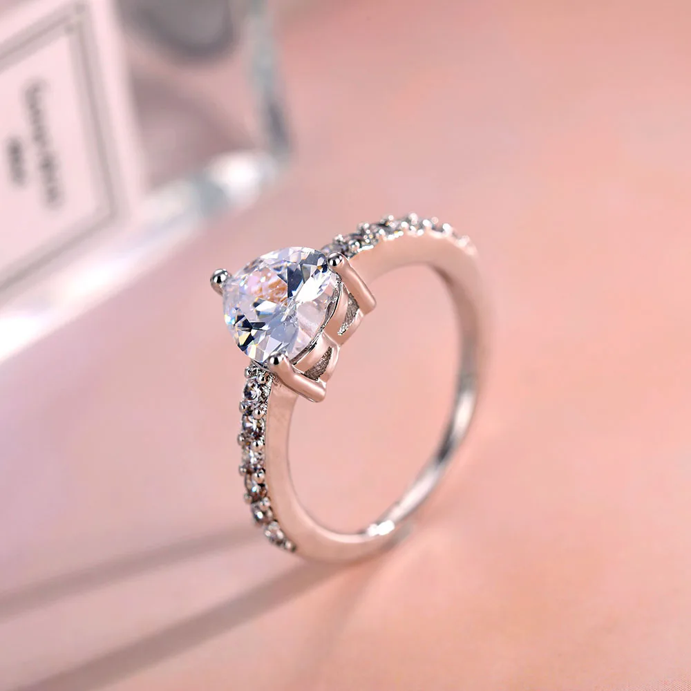 Модное роскошное женское кольцо DAXI с белой искусственной кожей элегантное