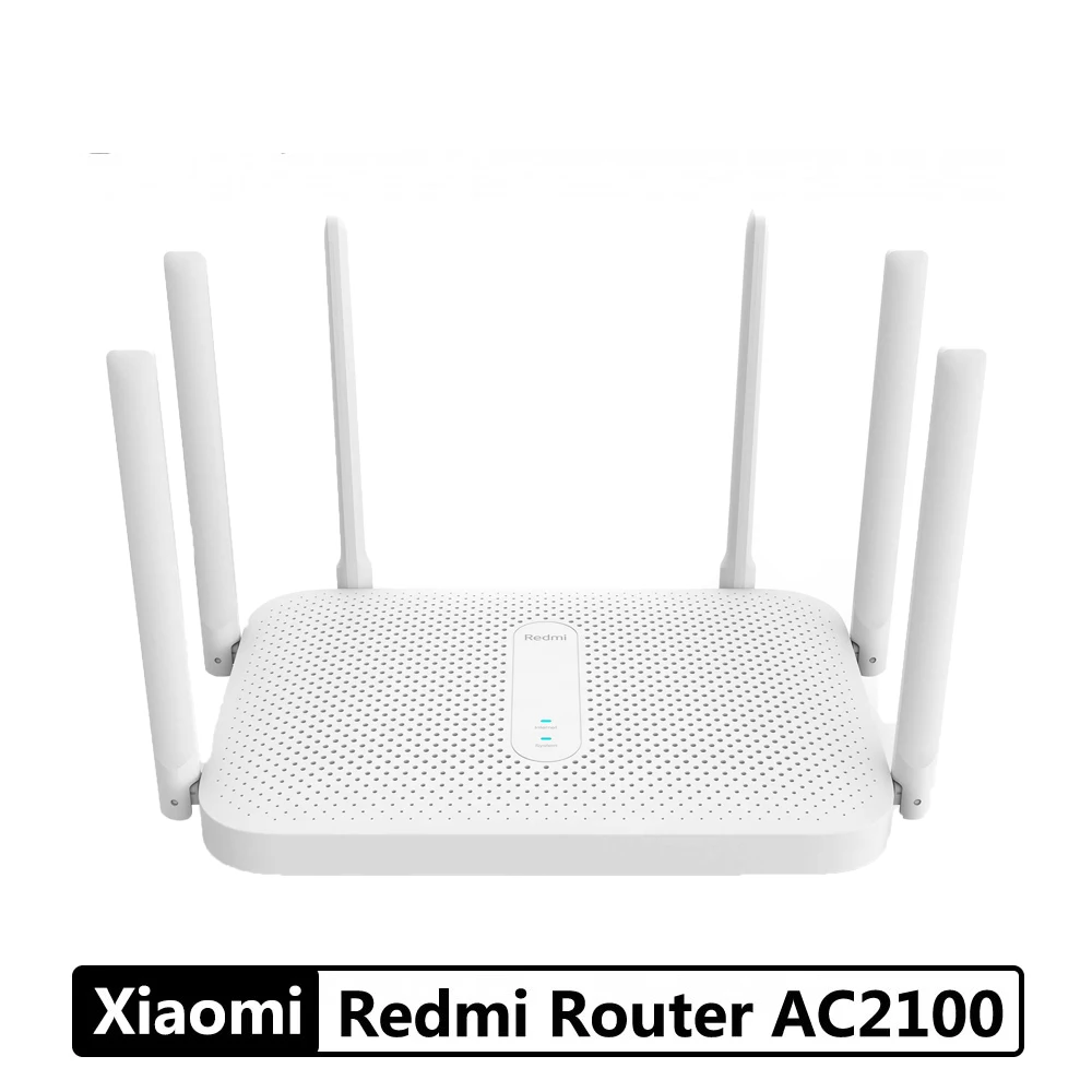 Маршрутизатор Xiaomi Redmi AC2100 гигабитный 2 4 ГГц 5 0 Мбит/с 6 антенн | Компьютеры и офис