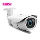 Водонепроницаемая 8-мегапиксельная ip-камера видеонаблюдения 4K POE ONVIF XMeye 2,8-12 мм с ручным зумом, камера видеонаблюдения с детектором движения, IP камера s 25M IR