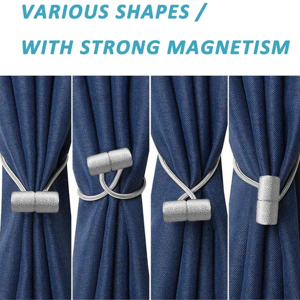 Магнитные застежки для штор драпировки модернизированные 2 шт. 16 дюймов