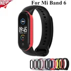 Спортивный ремешок Mijobs для Mi band 6, силиконовый браслет на запястье mi Band 6, ремешок на запястье Mi band5 для Xiaomi Mi Band 6