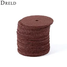 DRELD 36 шт. dremel аксессуары 24 мм абразивный диск режущие диски усиленные отрезные шлифовальные круги вращающееся лезвие инструменты