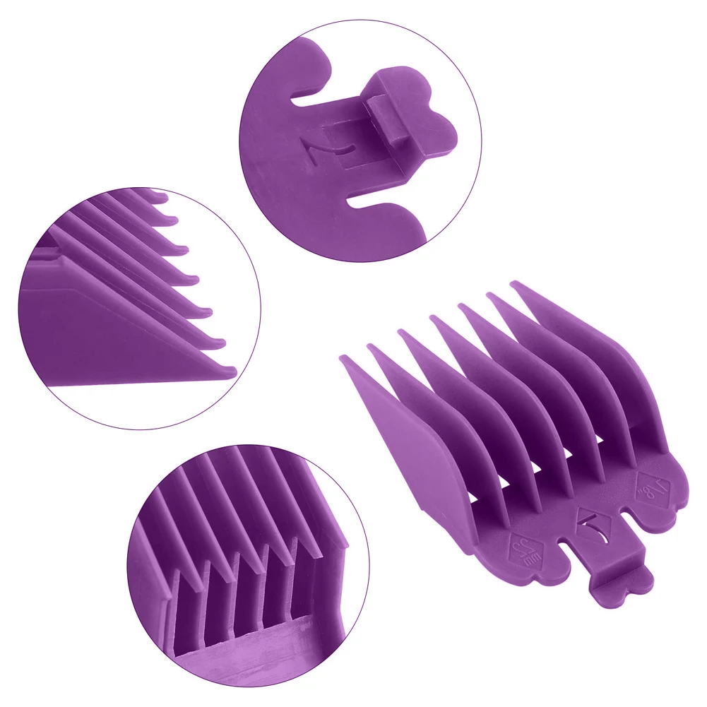 

8pcs Limit Comb Replacement Guards Set Attachment Hair Clipper Guide Combs Plastic Professional For Hair Cutting Machine Trimmer