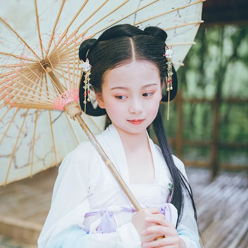 Зажим для волос в форме милой маленькой лисы YYOUFU зажим из сплава с длинной