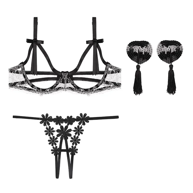 Летний микро бикини открытый бюстгальтер чашечка без шагового шва женские