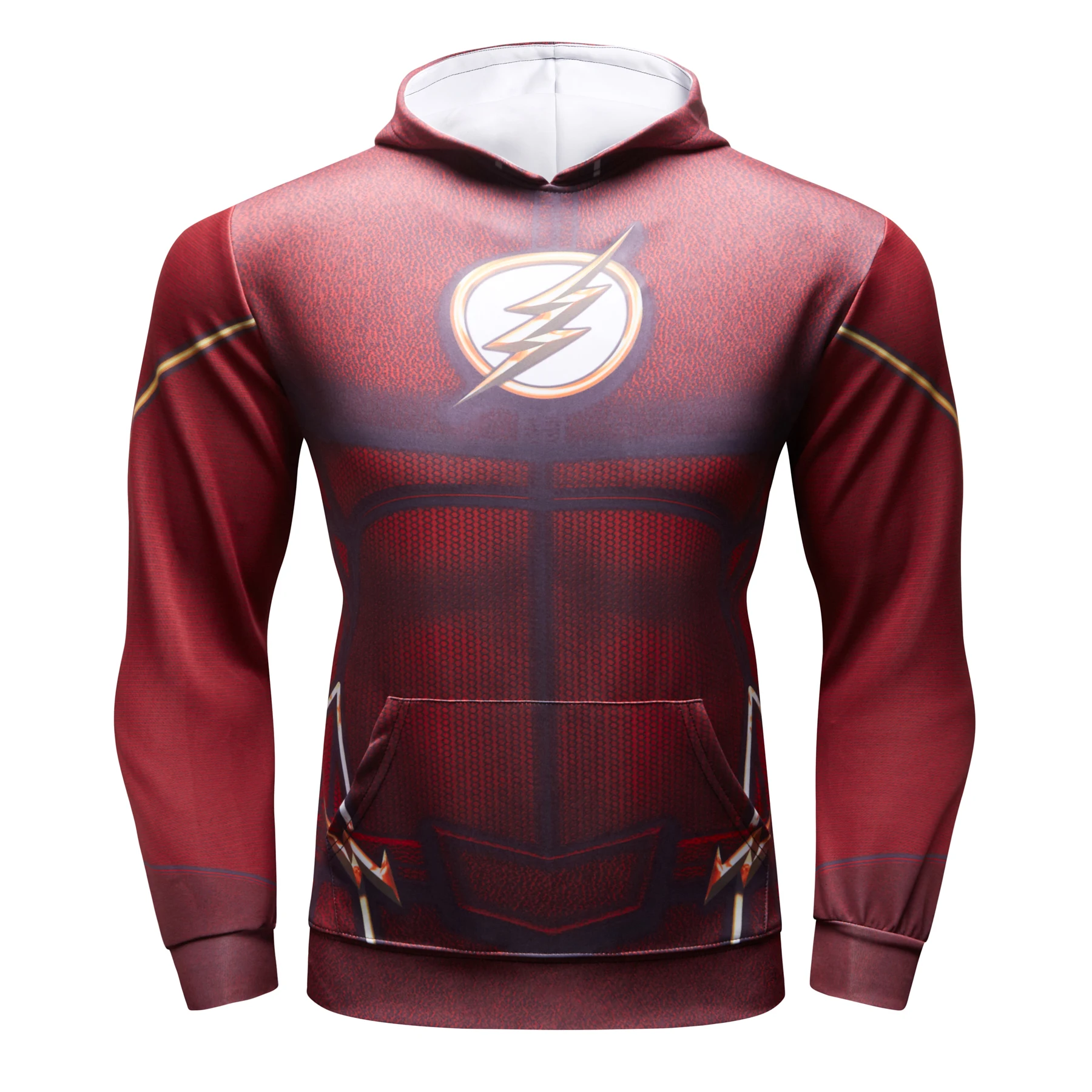 Мужской пуловер с 3D-принтом капюшоном | Мужская одежда