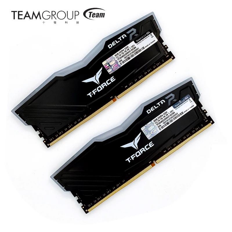 

TEAMGROUP RAM Delta RGB DDR4 8GB 16GB 3200MHZ 3600MHZ 16GB (2x8GB) 3000MHz (PC4-24000) Desktop Gaming Module Memory