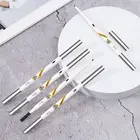 Новый стиль, модный супертонкий карандаш для бровей с двойной головкой, водостойкий, устойчивый к поту, не обесцвечивает макияж глаз