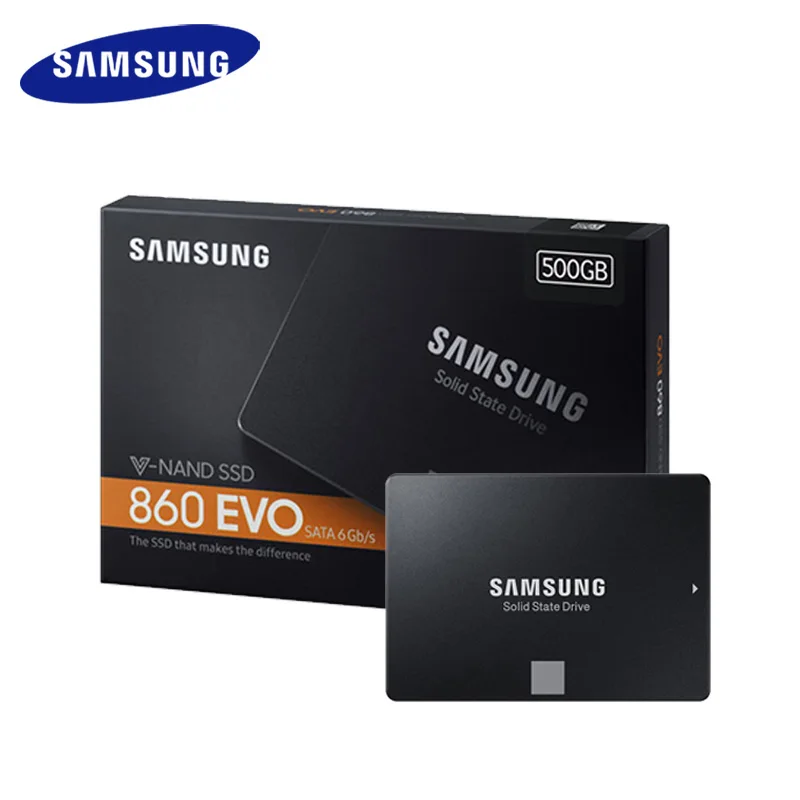Внутренний жесткий диск SAMSUNG 860 EVO SSD 1 ТБ HDD 250 ГБ 500 2 SATA 3 5 дюйма твердотельный