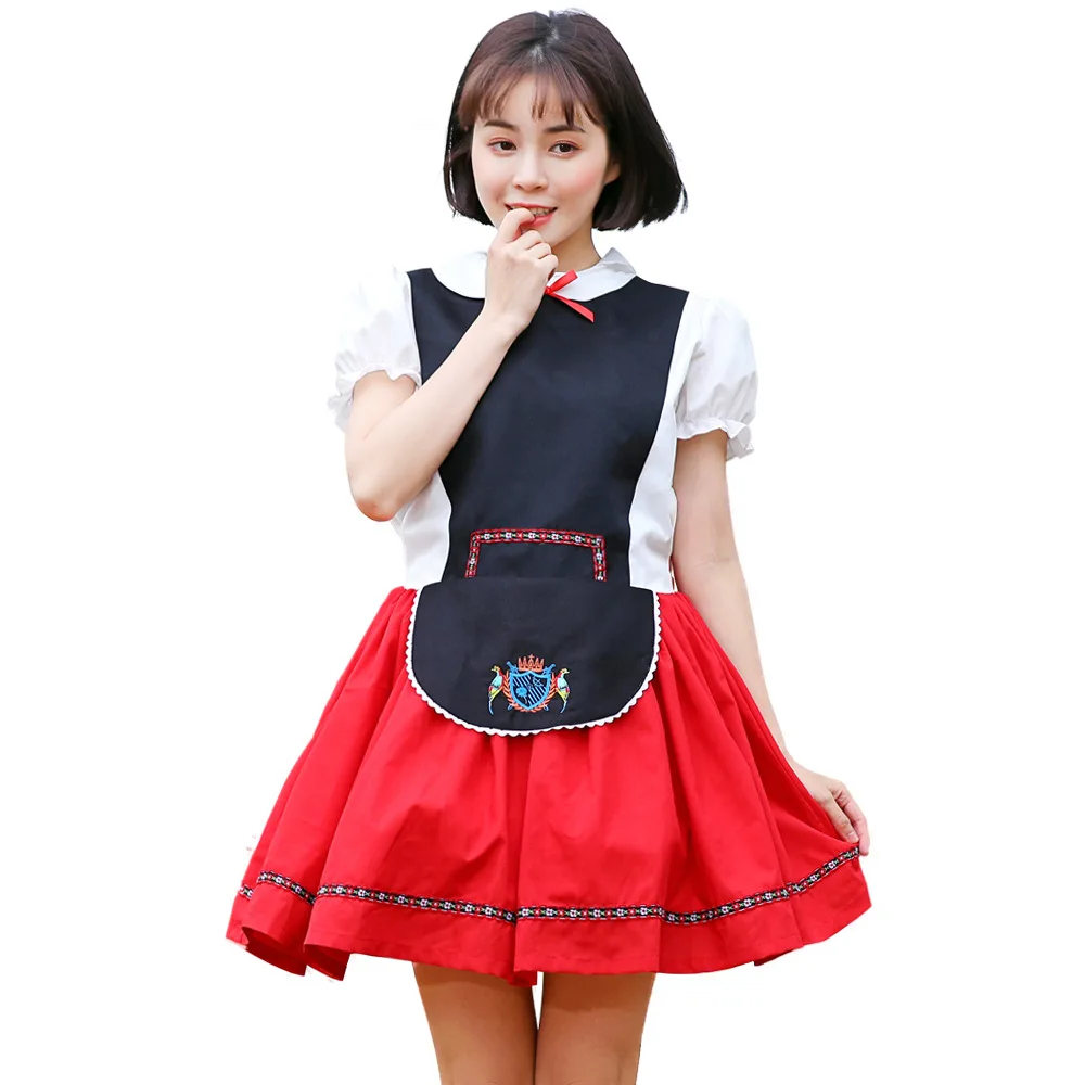 

2021 New Girls German Oktoberfest Costume Beer Girl Adult National Culture Beer Costume Maid Skirt