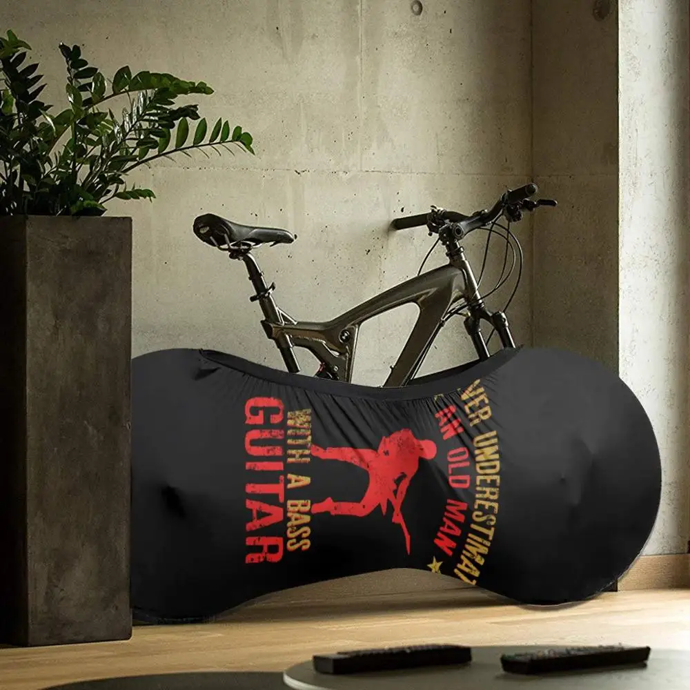 

Never Underestimate An Man With A Bass Guitar outdoor Bike MTB waterproof Bicycle dust cover Custom biking motocross father gift