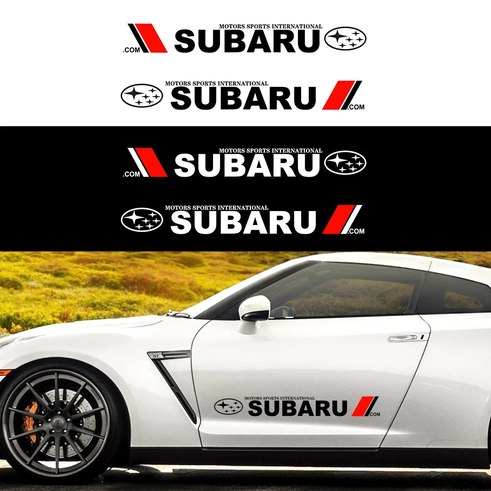 

Car Stickers Vinyl Decoration Decals Auto Side Door Body Decal Stickers For SUBARU FORESTER OUTBACK XV BRZ Impreza STI Tribeca