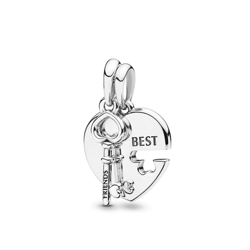 Новый 925 стерлингового серебра любовь модная подвеска Шарм подходят к оригиналу