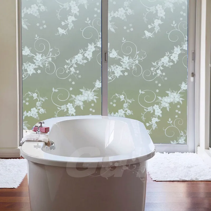 Decorative Adhesive Vinyl Window Privacy Film Glass Sticker Mirror With Glue Kitchen Bedroom Bathroom | Дом и сад