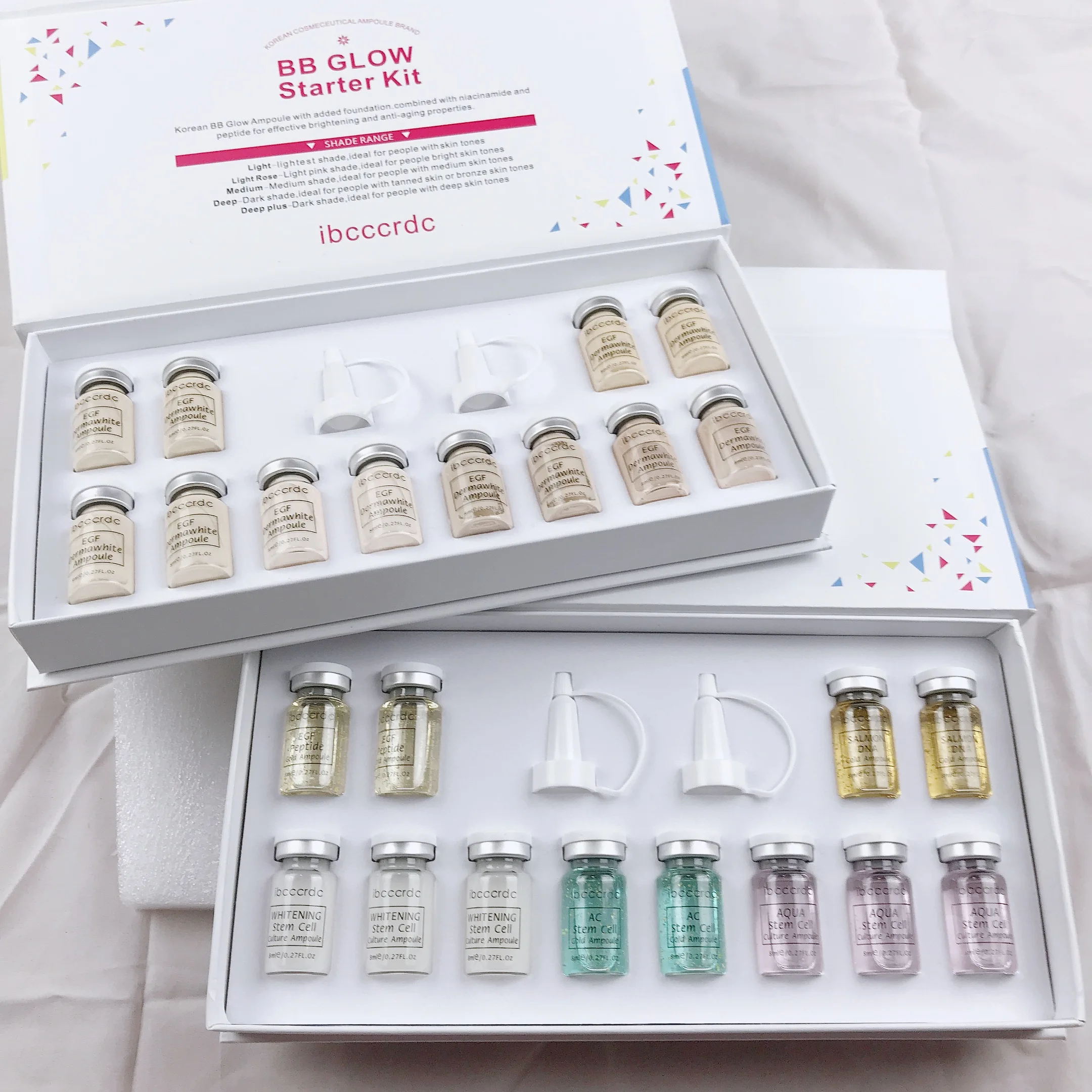 Набор сыворотки BB Dermawhite meso Лечебный крем Mesowhite Жидкая основа для макияжа
