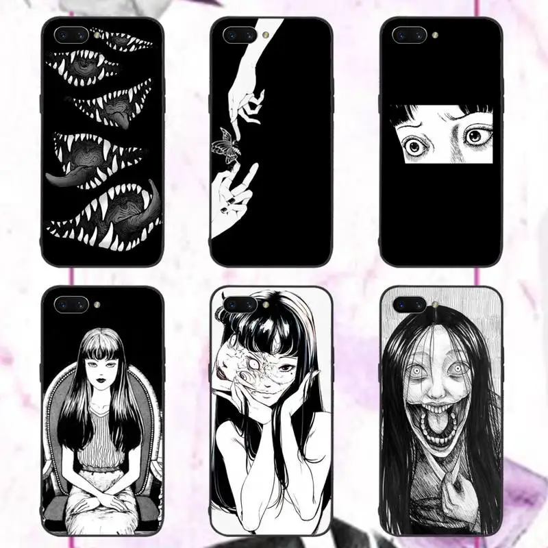 

Japanese Horror Tomie Phone Case For OPPO Realme Reno 2 3 5 6 R9 9S R11 R11S R15 R17 PLUS Dream pro Z X cover funda shell