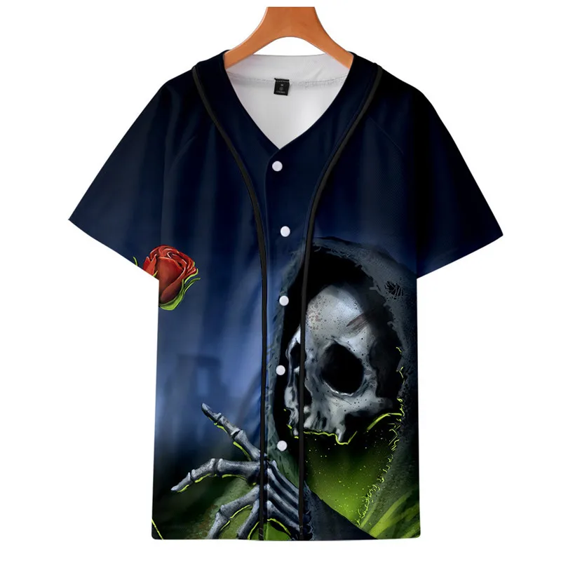 New hot Thin Baseball Jersey Women, youth Customized Jersey Men's casual sports Baseball Shirt Color printing section - Цвет: colour 2