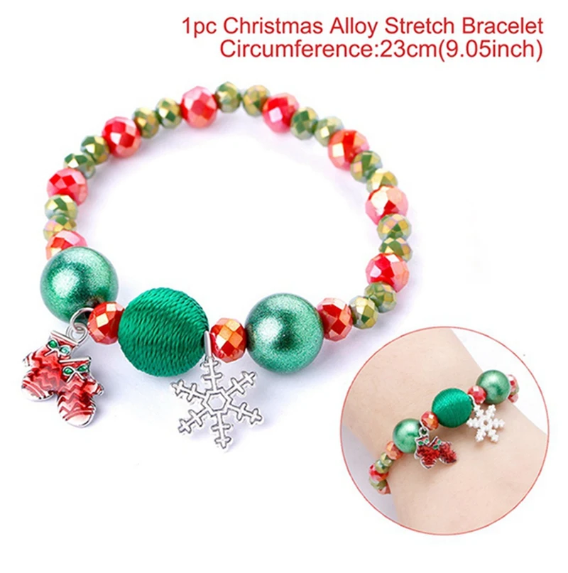 Christmas Bracelet Товары, рождественские изделия, браслет, Рождественский Декор для дома,, рождественский подарок для детей, новогодний, Рождественский Декор - Цвет: Christmas Bracelet