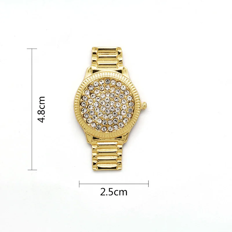 Уникальный дизайн простой Роскошная обувь с украшением в виде кристаллов часы