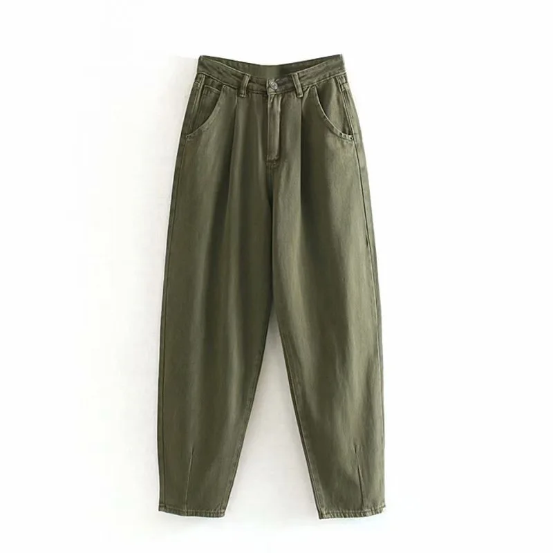 Women Harem Denim Jeans Pants Ladies Casual Bottoms Female Trousers Autumn Winter High Waist Trousers