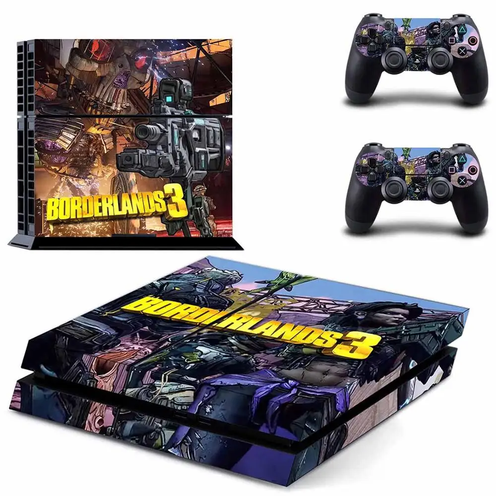 Наклейка s borderland 3 PS4 кожа PS 4 виниловая наклейка наклейки Play station Pegatinas для консоли