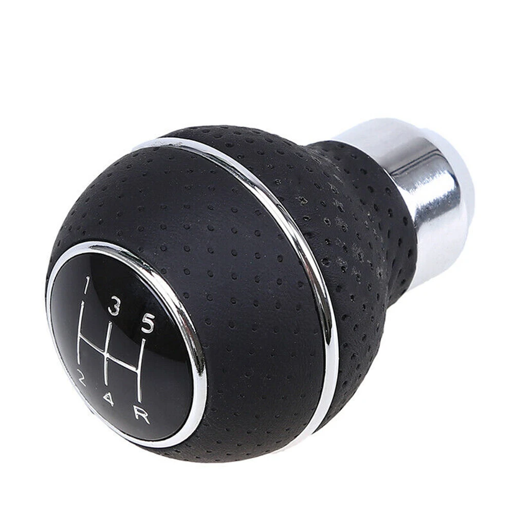 5 Скорость Кожаный Автомобильный брелок ручной Шестерни рукоятка рычага