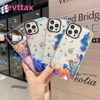 10pcslot luxury watercolor case for iphone 12 mini 11 pro max soft shock proof cover for iphone x xs xr 7 8 plus se 2020