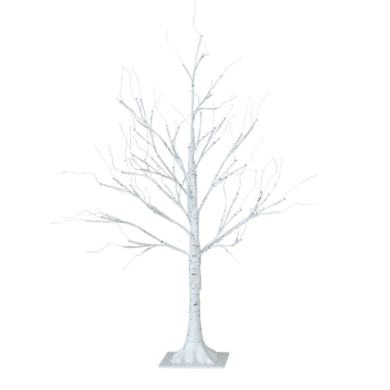 90cm indoor Christmas tabletop warm white simulate twig decoration branch led birch tree lights |