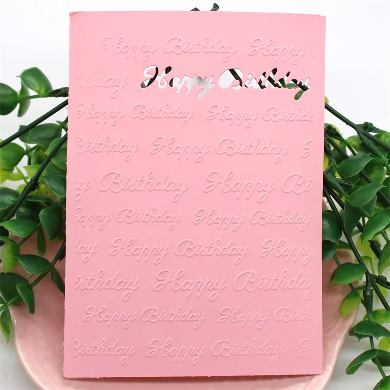 KSCRAFT штамп для вырезания на день рождения и рельефный альбом рукоделия