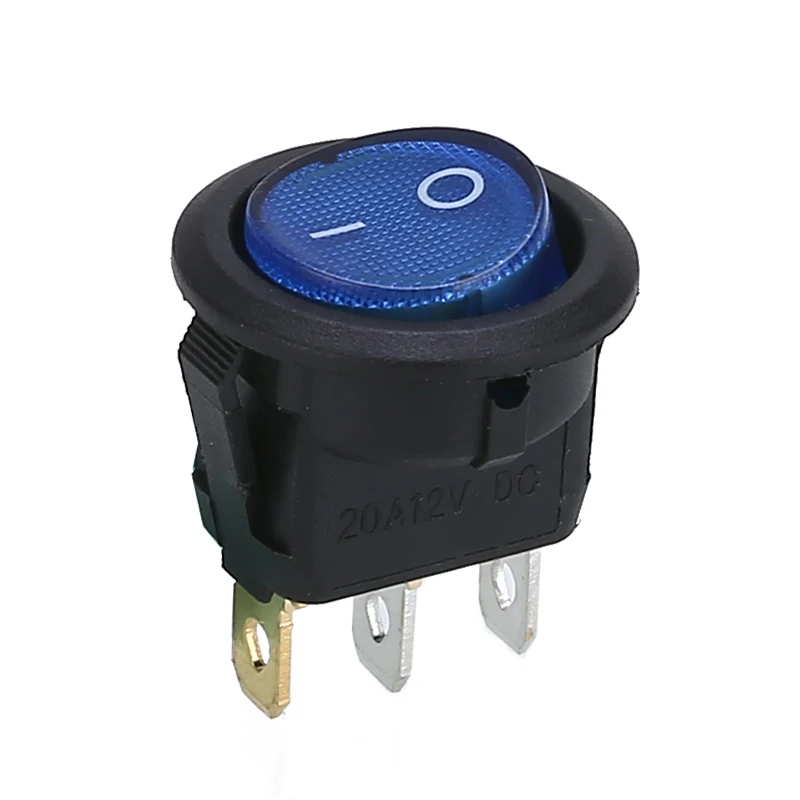 5 шт. 2 контактный автомобиль Лодка Водонепроницаемый Вкл/OFF SPST переключатель