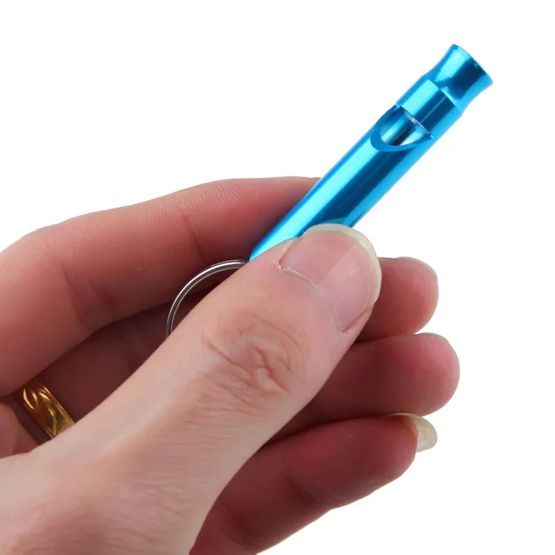 Свисток из алюминиевого сплава 1 шт. брелок для кемпинга походов спорта