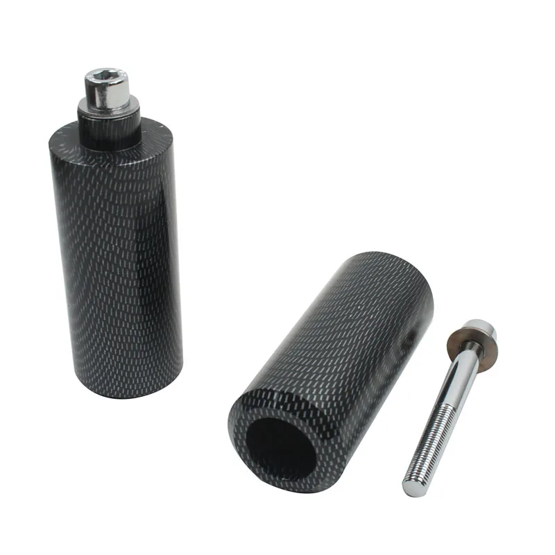 Мотоциклетные черные Углеродные Неразрезанные слайдеры рамы защита от падения