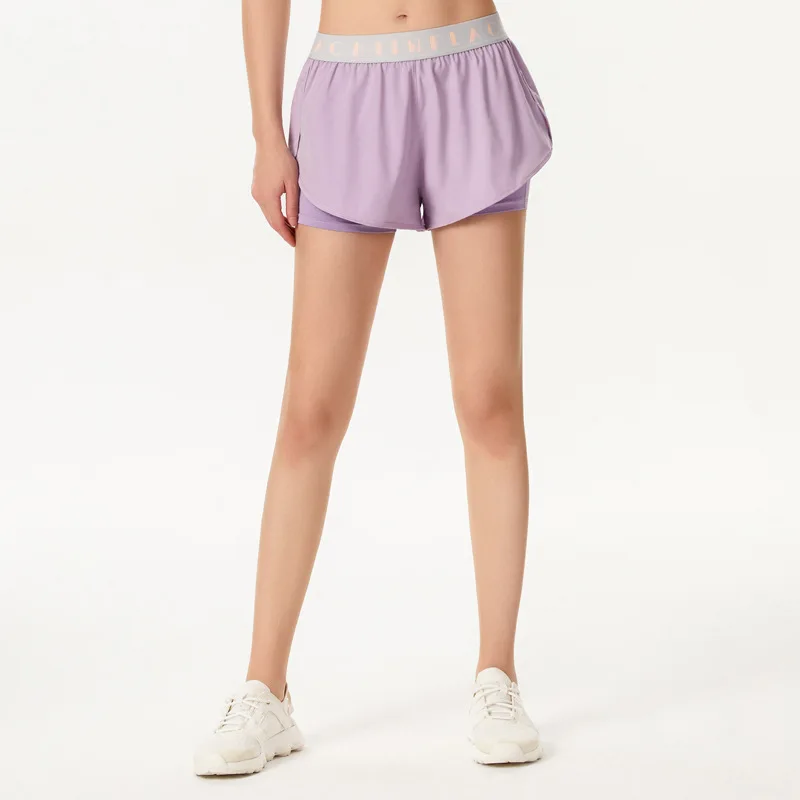 

Summer Running Quick Dry Shorts With Phone Pocket Women Gym Yoga Sexy Sport Wear Breathable Workout Short Fitness Pants Pink